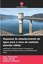 Esquema de abastecimento de água para a zona de medição distrital (DMA)