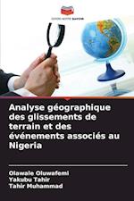 Analyse géographique des glissements de terrain et des événements associés au Nigeria