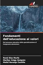 Fondamenti dell'educazione ai valori