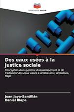 Des eaux usées à la justice sociale