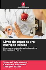 Livro de texto sobre nutrição clínica