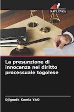 La presunzione di innocenza nel diritto processuale togolese