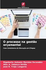 O processo na gestão orçamental