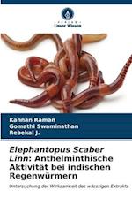 Elephantopus Scaber Linn: Anthelminthische Aktivität bei indischen Regenwürmern