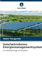 Solarbetriebenes Energiemanagementsystem