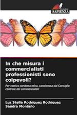 In che misura i commercialisti professionisti sono colpevoli?