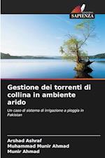 Gestione dei torrenti di collina in ambiente arido