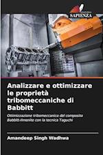 Analizzare e ottimizzare le proprietà tribomeccaniche di Babbitt