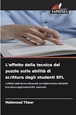 L'effetto della tecnica del puzzle sulle abilità di scrittura degli studenti EFL