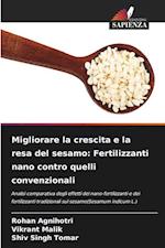 Migliorare la crescita e la resa del sesamo: Fertilizzanti nano contro quelli convenzionali