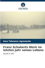 Franz Schuberts Werk im letzten Jahr seines Lebens