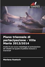 Piano triennale di partecipazione - Villa María 2013/2014