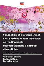 Conception et développement d'un système d'administration de médicaments microémulsifiant à base de nitrendipine