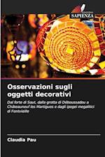 Osservazioni sugli oggetti decorativi