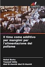 Il timo come additivo per mangimi per l'alimentazione del pollame