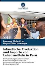 Inländische Produktion und Importe von Lebensmitteln in Peru