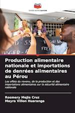 Production alimentaire nationale et importations de denrées alimentaires au Pérou