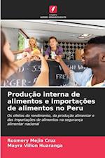 Produção interna de alimentos e importações de alimentos no Peru