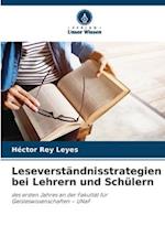 Leseverständnisstrategien bei Lehrern und Schülern