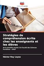 Stratégies de compréhension écrite chez les enseignants et les élèves