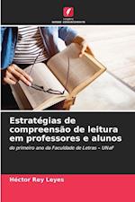 Estratégias de compreensão de leitura em professores e alunos