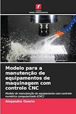 Modelo para a manutenção de equipamentos de maquinagem com controlo CNC