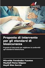 Proposta di intervento per gli standard di biosicurezza