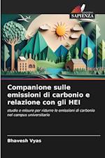 Companione sulle emissioni di carbonio e relazione con gli HEI