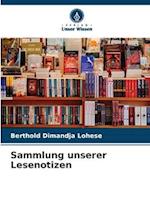 Sammlung unserer Lesenotizen