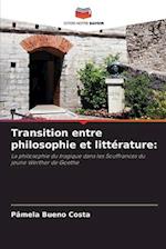 Transition entre philosophie et littérature: