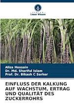 EINFLUSS DER KALKUNG AUF WACHSTUM, ERTRAG UND QUALITÄT DES ZUCKERROHRS