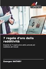 7 regole d'oro della redditività