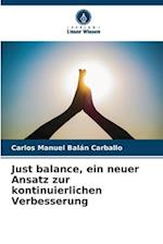 Just balance, ein neuer Ansatz zur kontinuierlichen Verbesserung