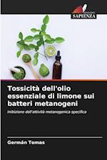 Tossicità dell'olio essenziale di limone sui batteri metanogeni