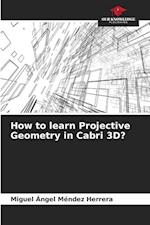 How to learn Projective Geometry in Cabri 3D?