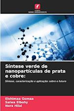 Síntese verde de nanopartículas de prata e cobre: