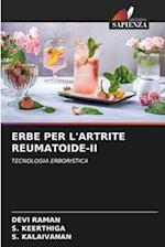 ERBE PER L'ARTRITE REUMATOIDE-II