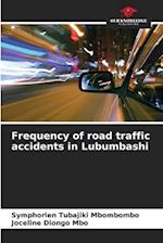 Frequency of road traffic accidents in Lubumbashi