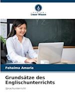 Grundsätze des Englischunterrichts