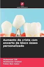 Aumento da crista com enxerto de bloco ósseo personalizado