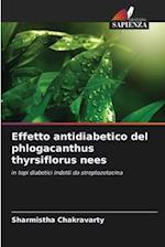 Effetto antidiabetico del phlogacanthus thyrsiflorus nees