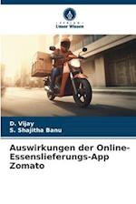 Auswirkungen der Online-Essenslieferungs-App Zomato