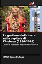 La gestione della terra nella capitale di Kinshasa (1960-2016)