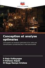 Conception et analyse optimales