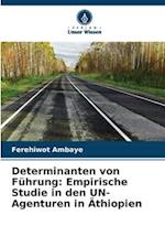 Determinanten von Führung: Empirische Studie in den UN-Agenturen in Äthiopien