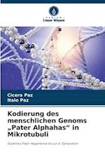 Kodierung des menschlichen Genoms ¿Pater Alphahas¿ in Mikrotubuli
