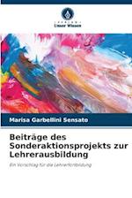 Beiträge des Sonderaktionsprojekts zur Lehrerausbildung