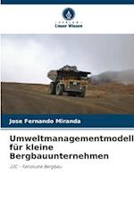 Umweltmanagementmodell für kleine Bergbauunternehmen