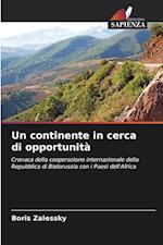 Un continente in cerca di opportunità