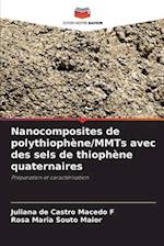 Nanocomposites de polythiophène/MMTs avec des sels de thiophène quaternaires